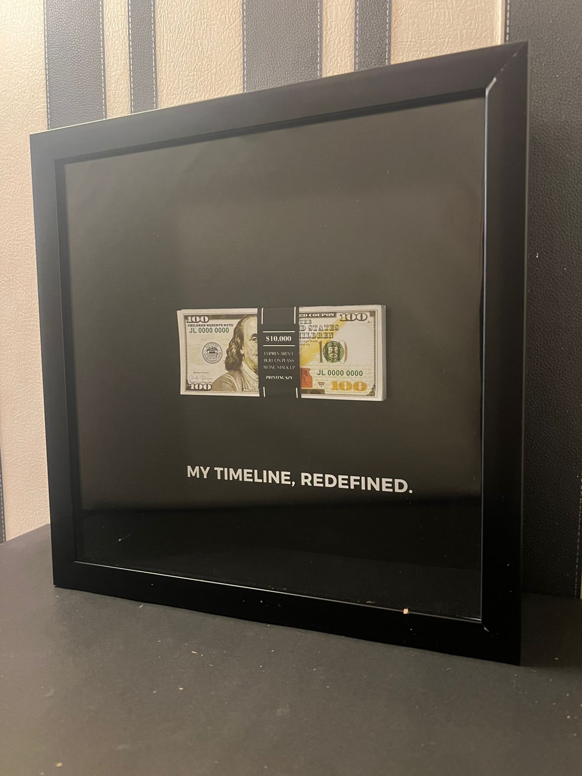 "My Timeline. Redefined" Old Money Frame For Decor