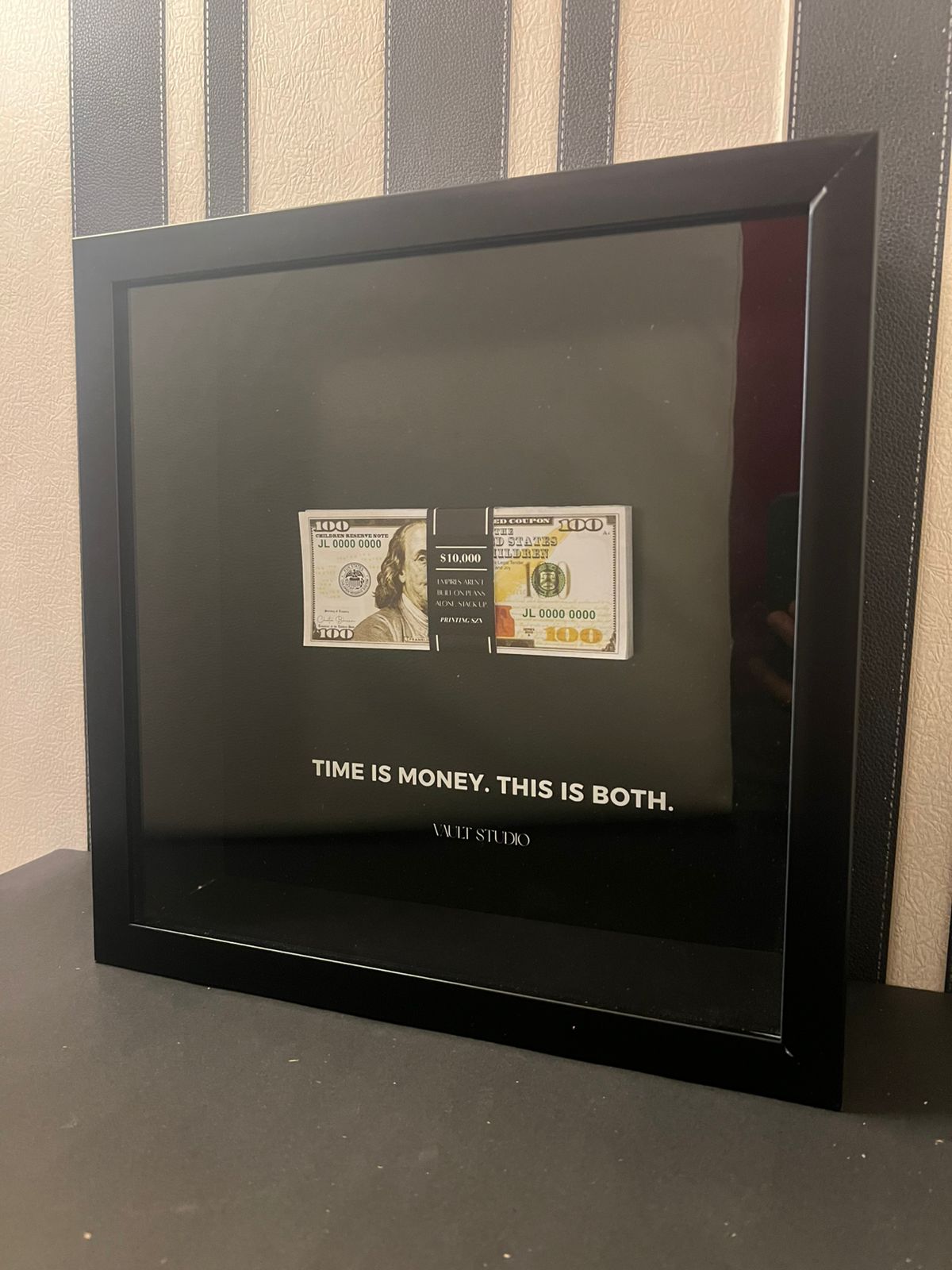 Time Is Money. This Is BOTH" Old Money Frame For Decor