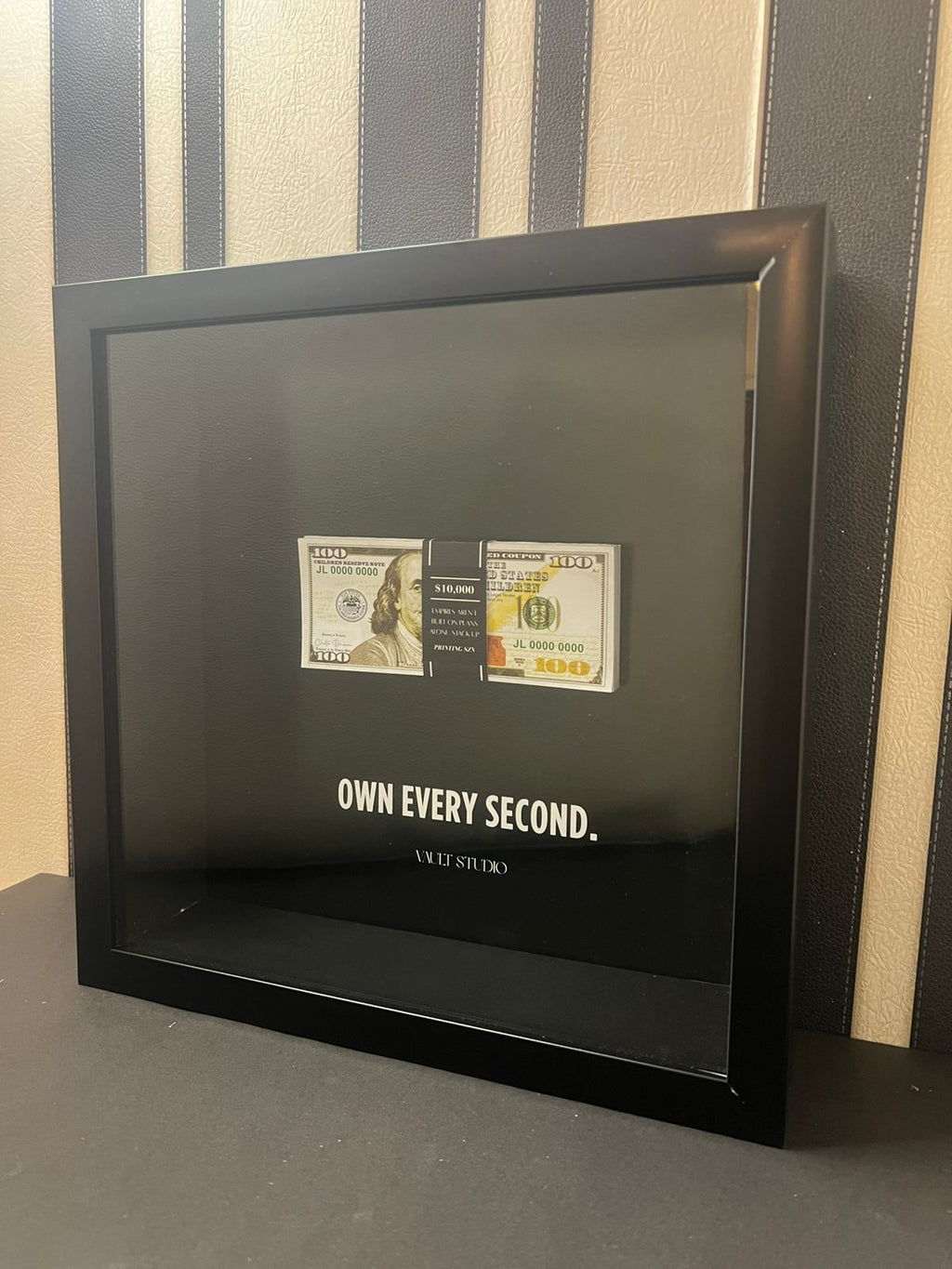 "OWN EVERY SECOND" Old Money Frame For Decor